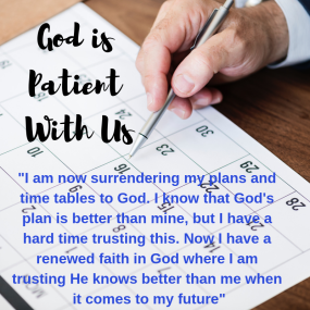 god is patient with us